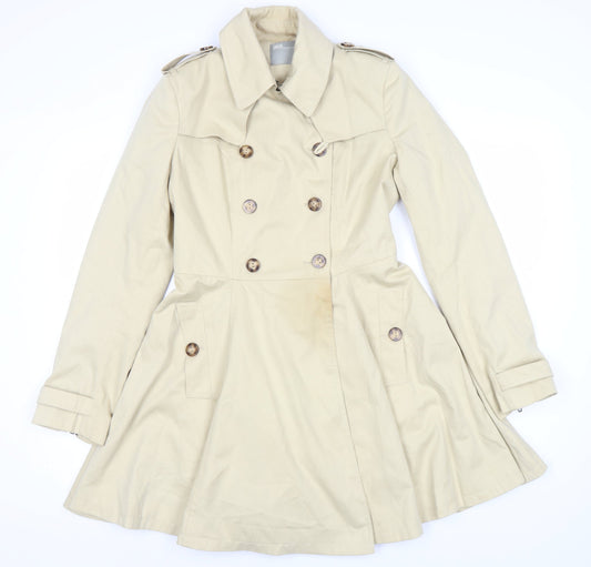 ASOS Women’s Beige Trench Coat Size 8