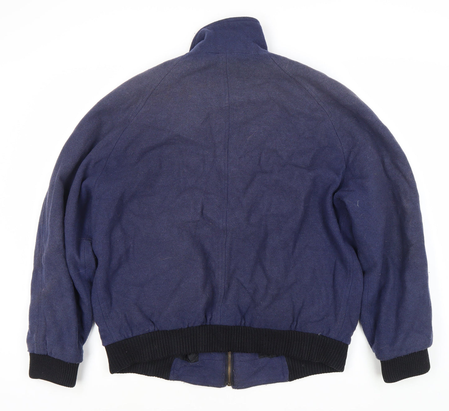 Marks & Spencer Men's Large Blue Wool Blend Jacket