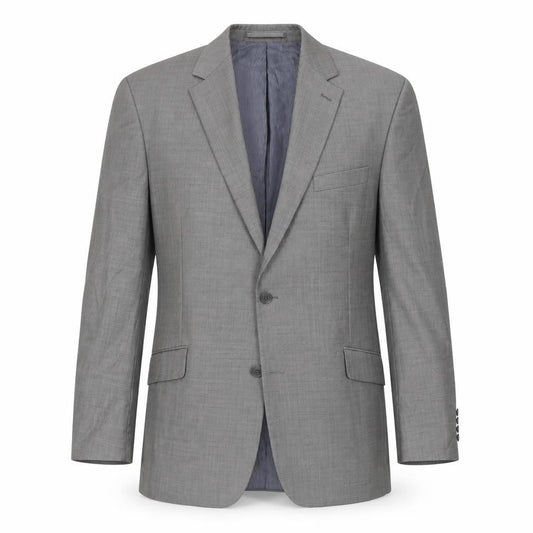 Mens 44 Chest Regular Daniel Hechter Grey Two-Button Blazer