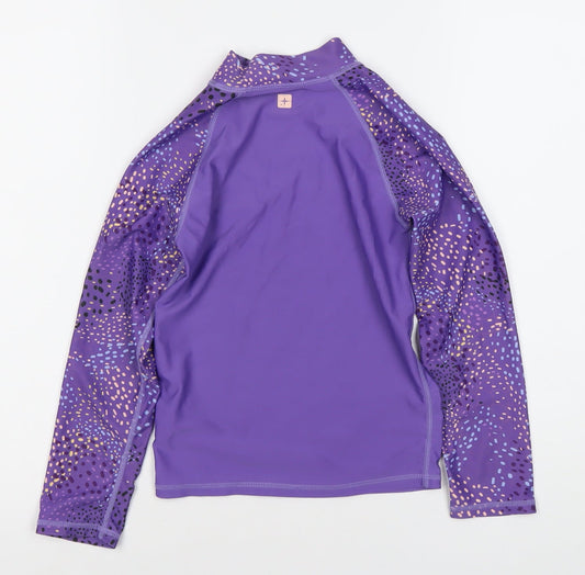 Mountain Warehouse Girls Purple Long Sleeve T-Shirt XL