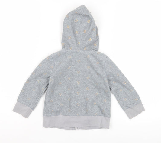 GAP Grey Unisex Toddler Hoodie Jacket 24 Months