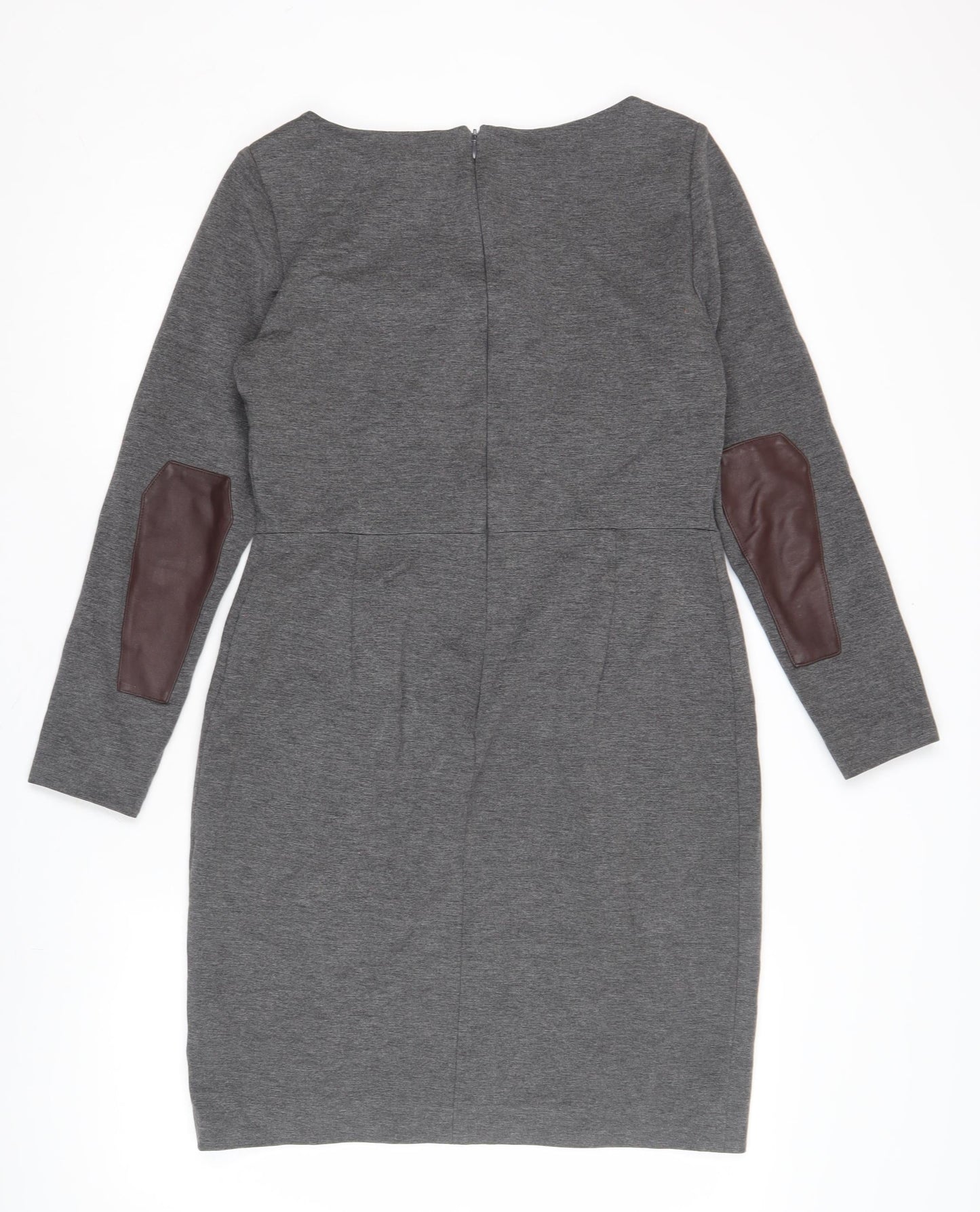 Ralph Lauren Women's Grey Long Sleeve Dress Size 10