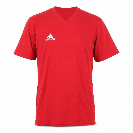 Mens UK Size M adidas Red  Cotton T-Shirt