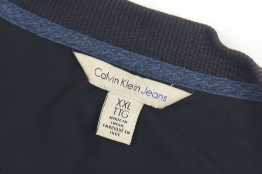 Calvin Klein Men's Blue 2XL Basic Jacket