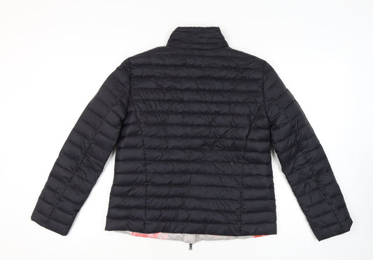 Emporio Armani Women's Black Puffer Jacket Size 18