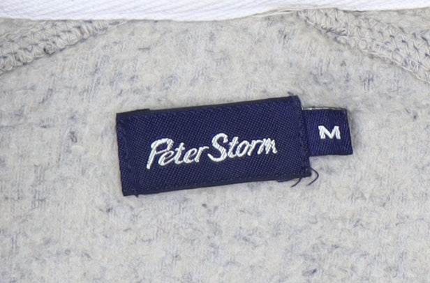 Peter Storm Men's Beige Knit 1/4 Zip Medium