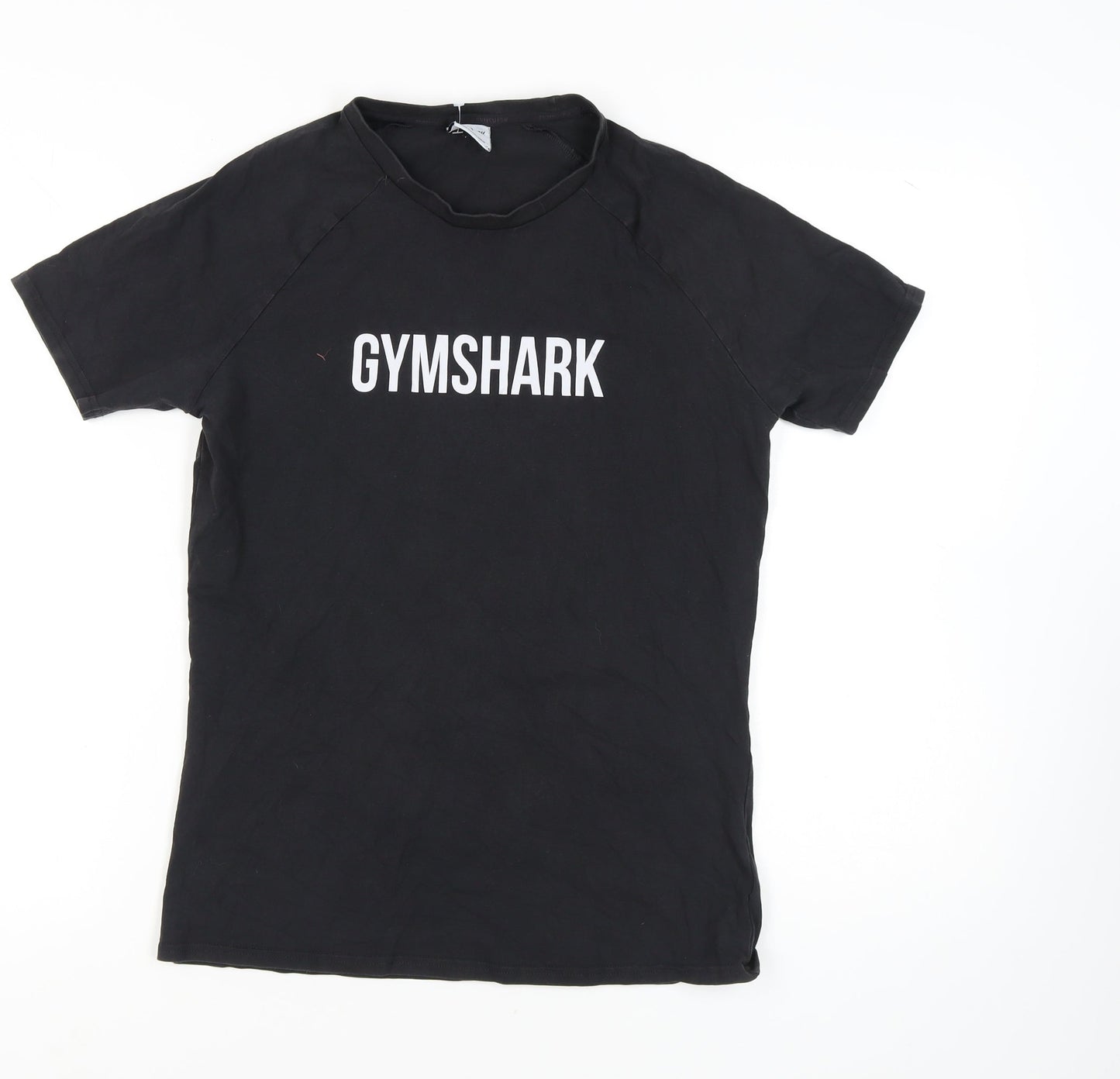 Gymshark Men's Black Athletic Fit T-Shirt - S - Logo Accent