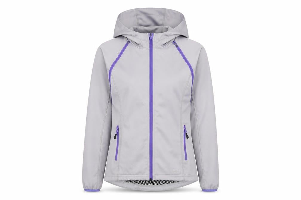 Crane Women's Grey Hooded Jacket S Casual