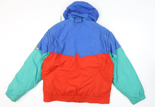 Nevica Men's Retro Windbreaker Jacket Blue Red Green 42