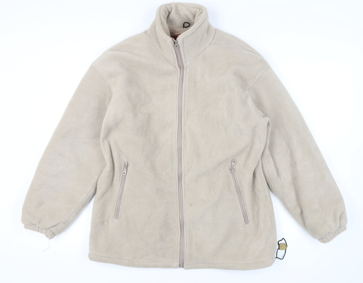 High Mount Men's Beige Fleece Jacket S Casual