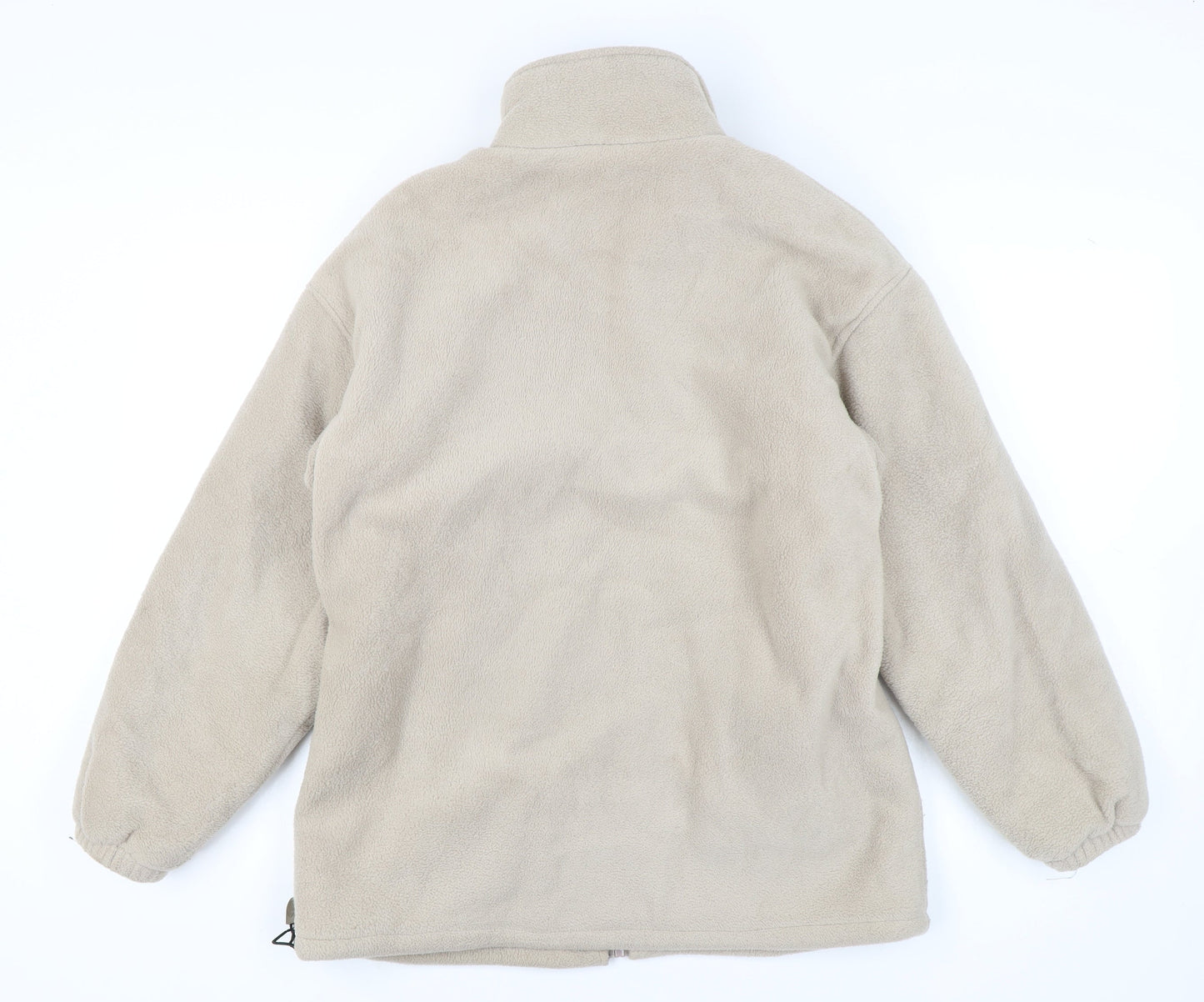 High Mount Men's Beige Fleece Jacket S Casual