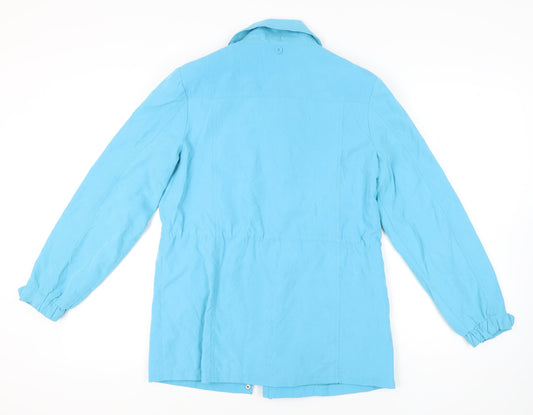 JBC Women's Blue Anorak Jacket, Size 12, Polyester