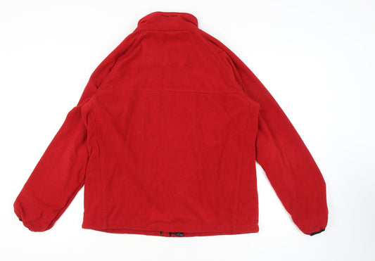 Trespass Men's Red Fleece Jacket, M, Waterproof, Casual Wear