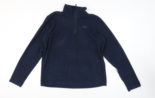 Helly Hansen Men's Blue Fleece 1/2 Zip Top - Size L