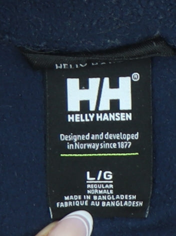 Helly Hansen Men's Blue Fleece 1/2 Zip Top - Size L