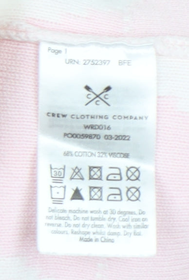 Crew Clothing Women’s Pink Floral Pullover Jumper Size 12