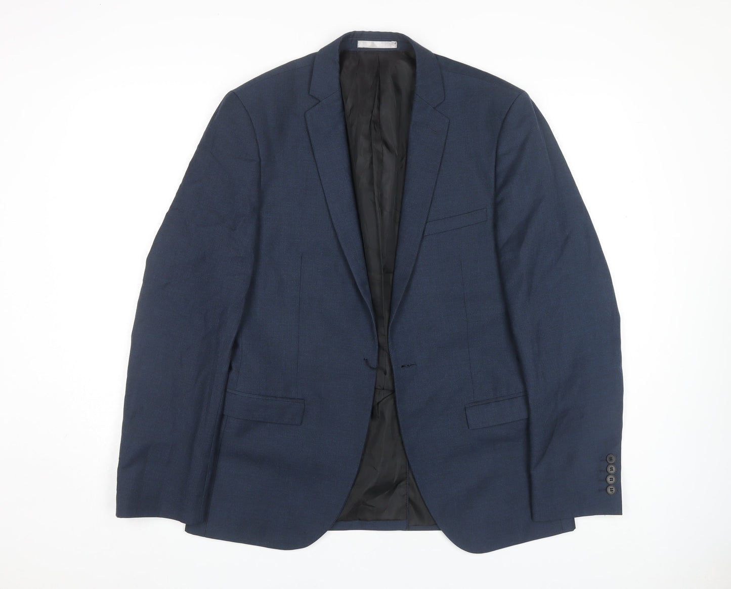 Burton Menswear Blue Slim Fit Blazer for Men 38R
