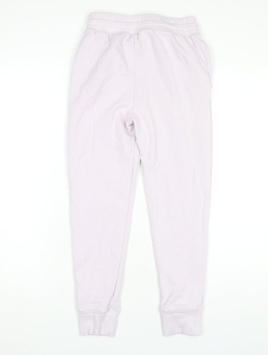 Under Armour Girls Pink Jogger Trousers Size M