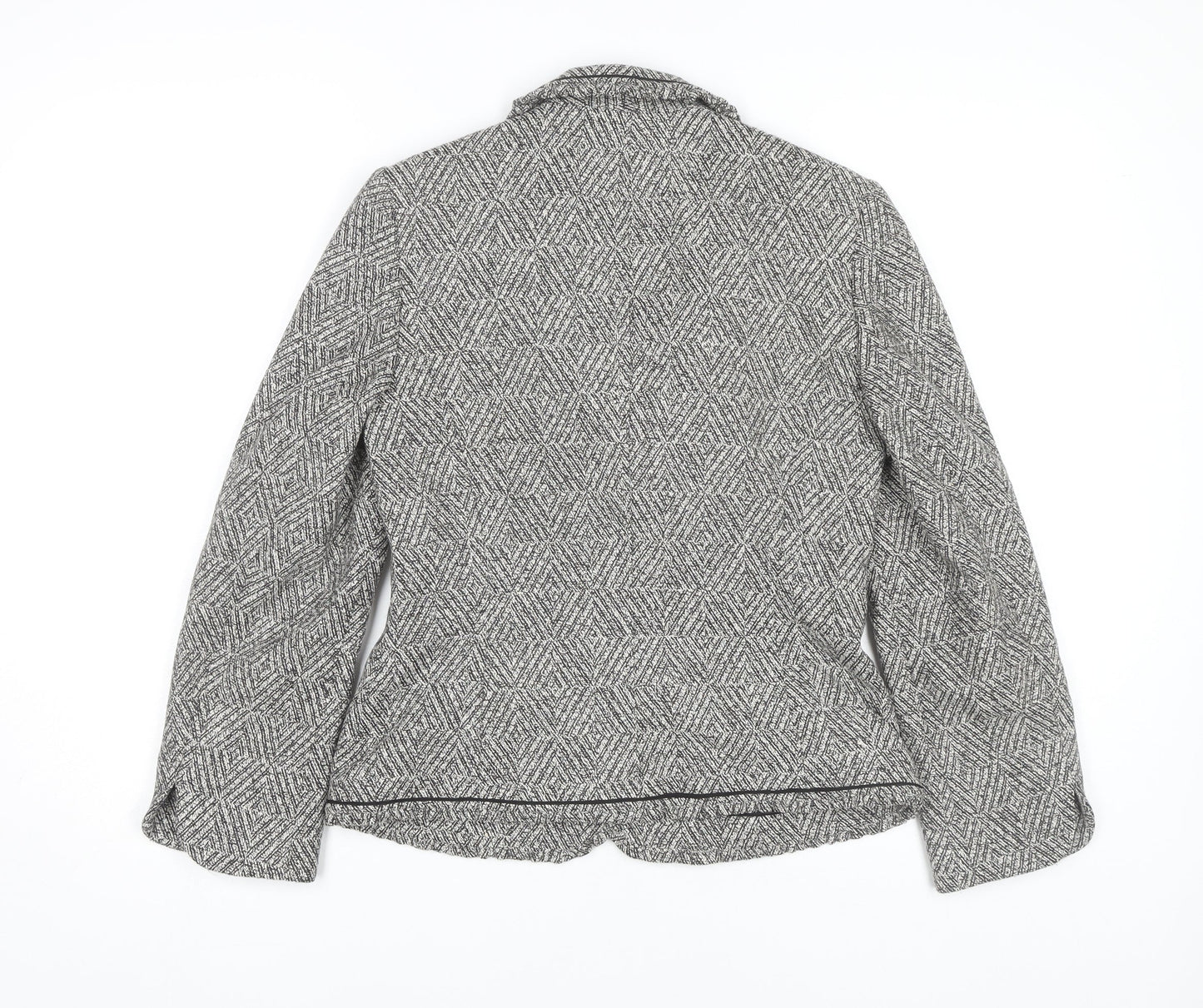 Minuet Women's Black Tweed Blazer, Size 8 - Elegant Business Chic