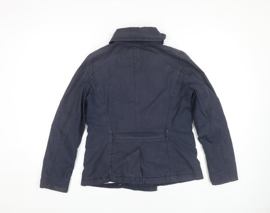 Ralph Lauren Women's Blue Pea Coat, Size S