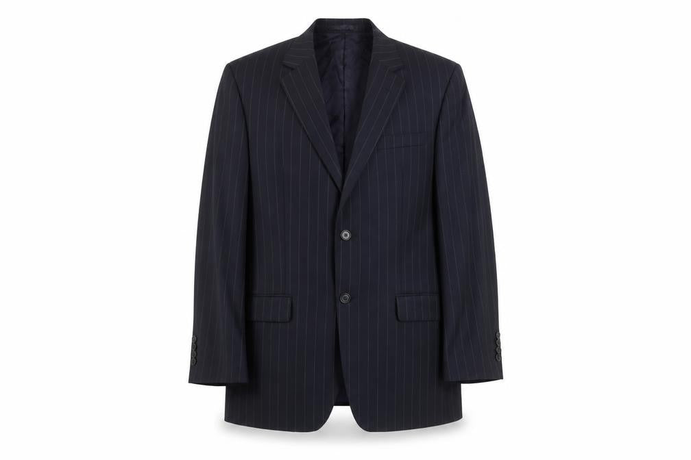 Mens 40 Chest Regular Jaeger Blue Two-Button Blazer