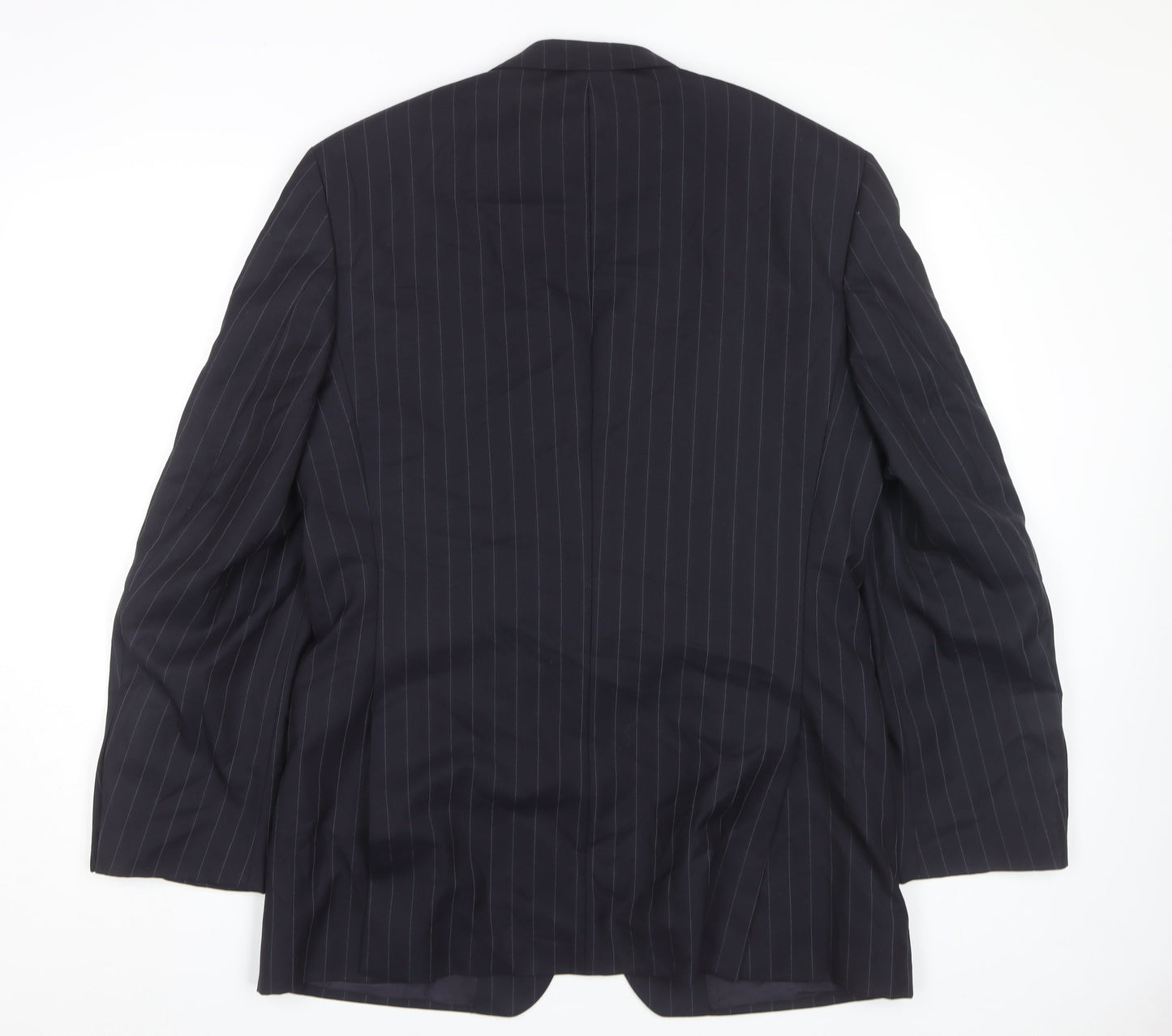 Jaeger Men's Blue Striped Blazer 40 Regular