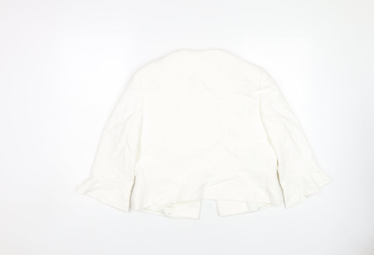 Laura Ashley Women’s White Cropped Casual Jacket