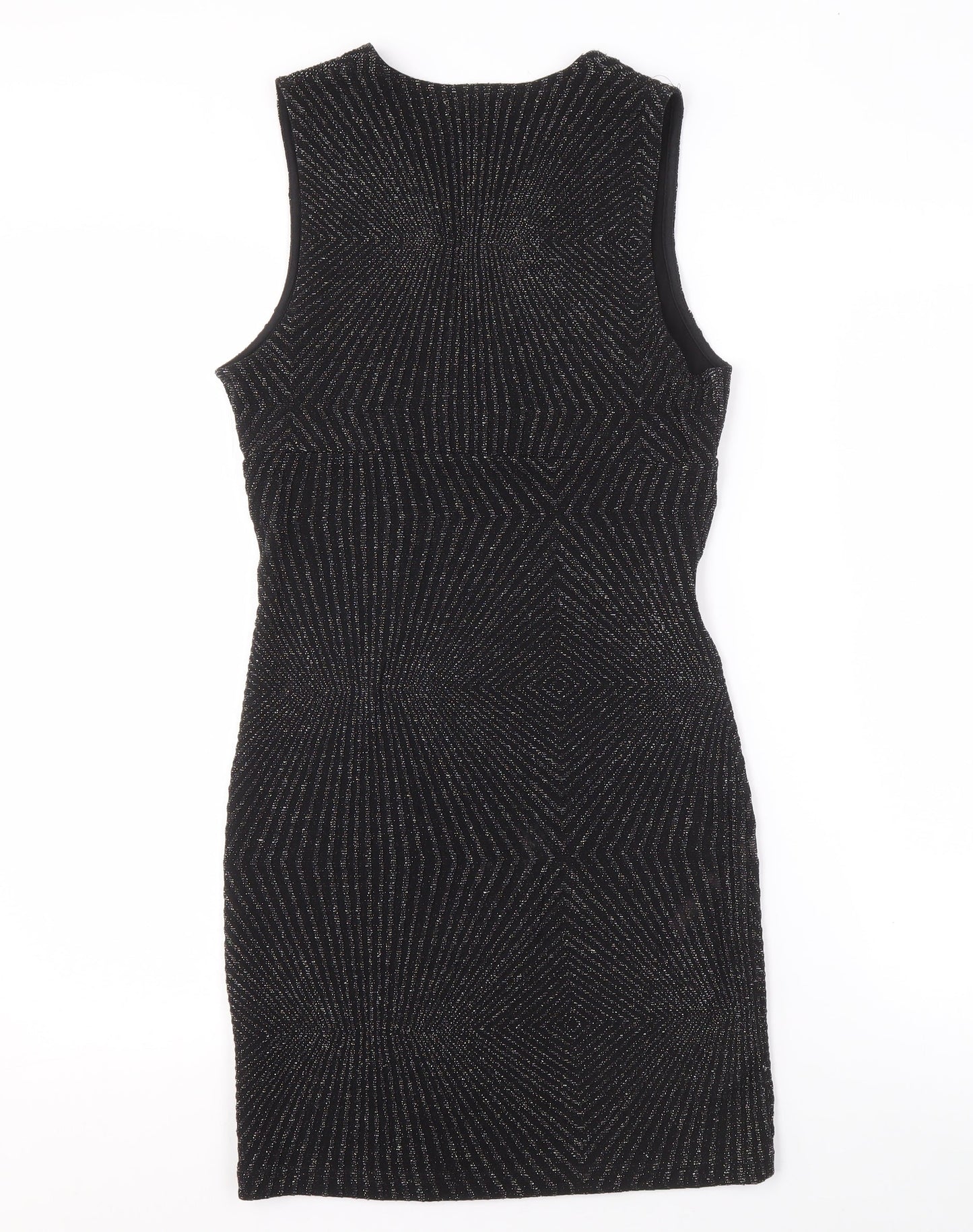 Topshop Women's Black Bodycon Dress Size 10