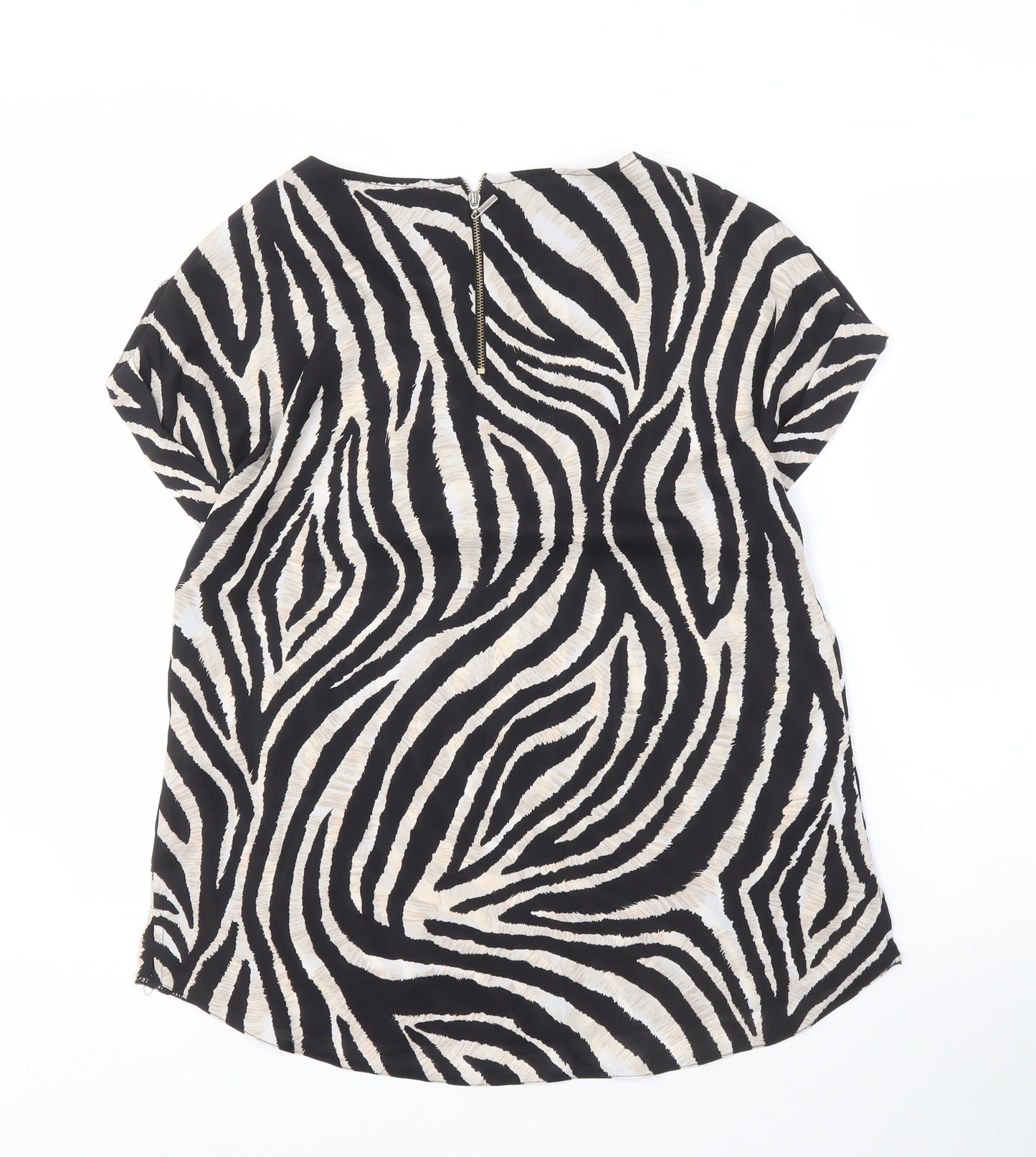 Dorothy Perkins Zebra Print Multicoloured Top UK 12