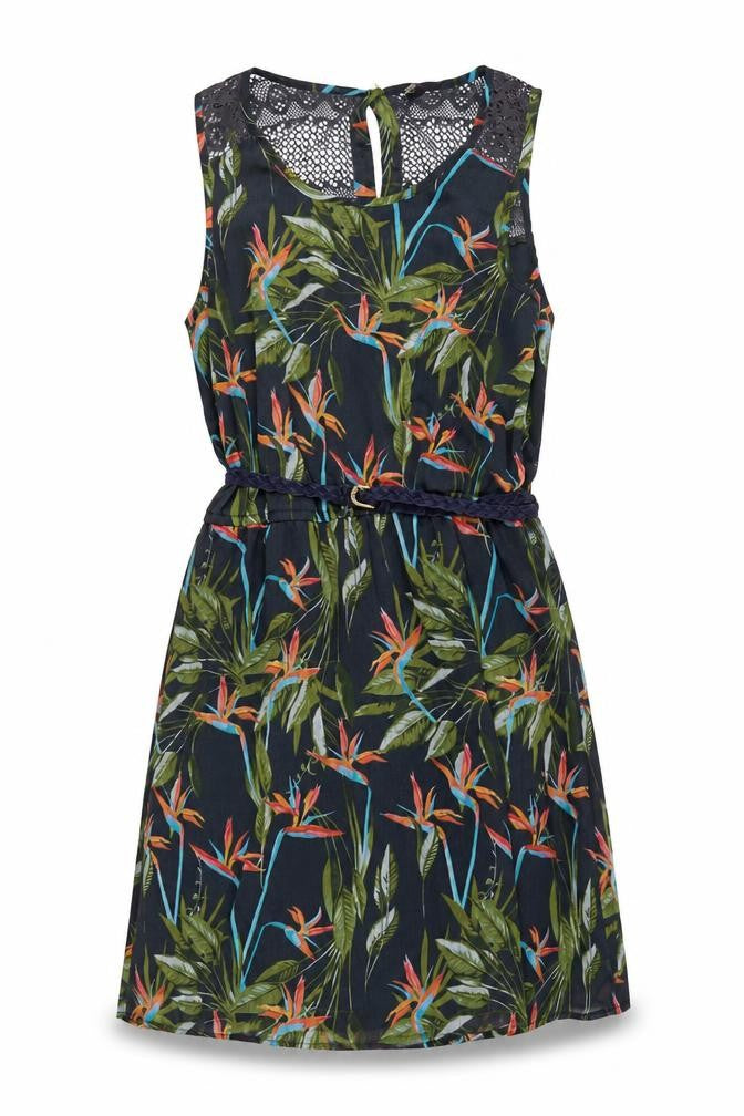 Front view of Only Women's Multicoloured Floral Summer Dress, size 8