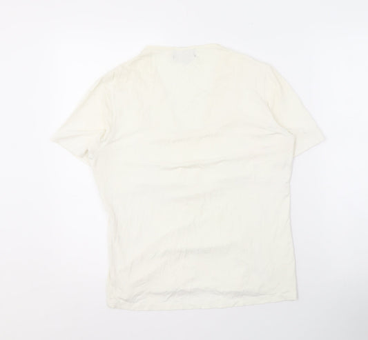 Paul Costelloe Dressage Women's Ivory V-Neck Blouse