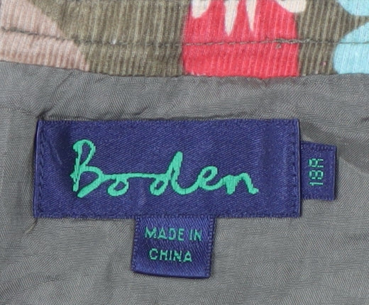 Boden Women's Multicoloured Floral A-Line Skirt Size 12