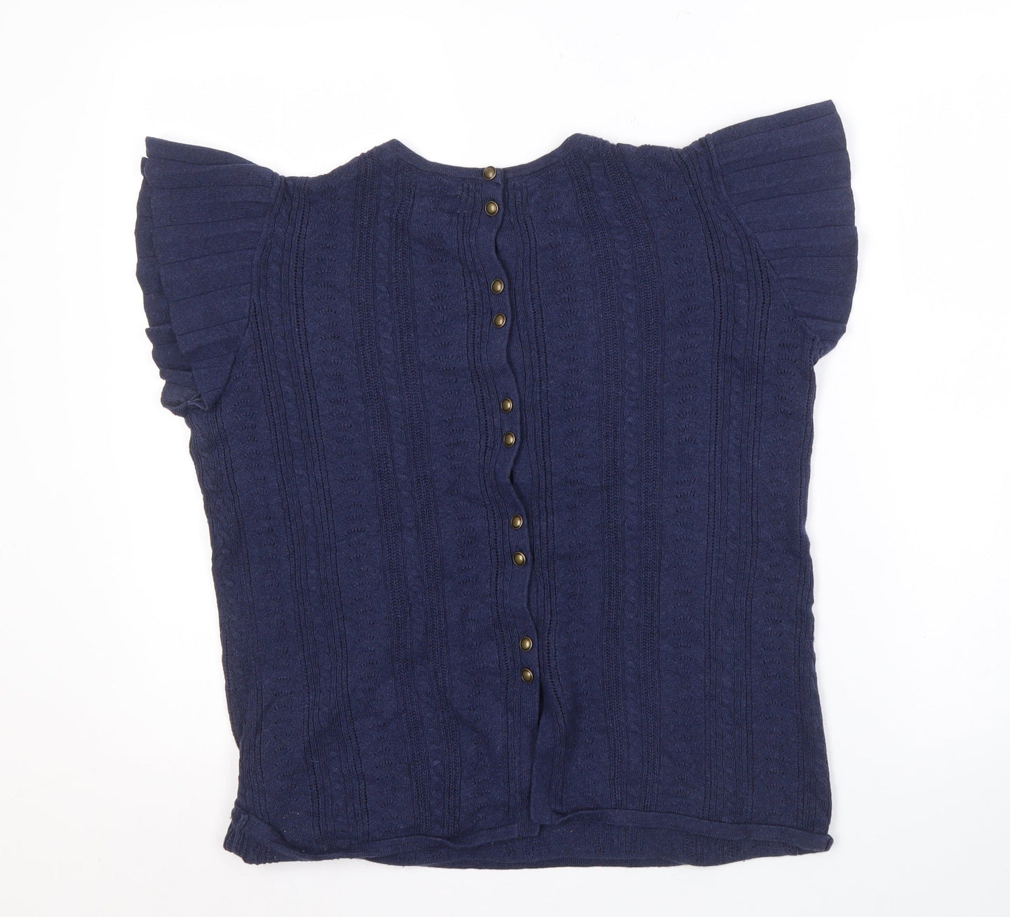 FatFace Women's Blue Cotton Jumper UK Size 10