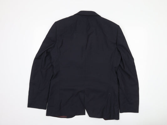 Next Men's Navy Blazer, Chest 40, Regular Style