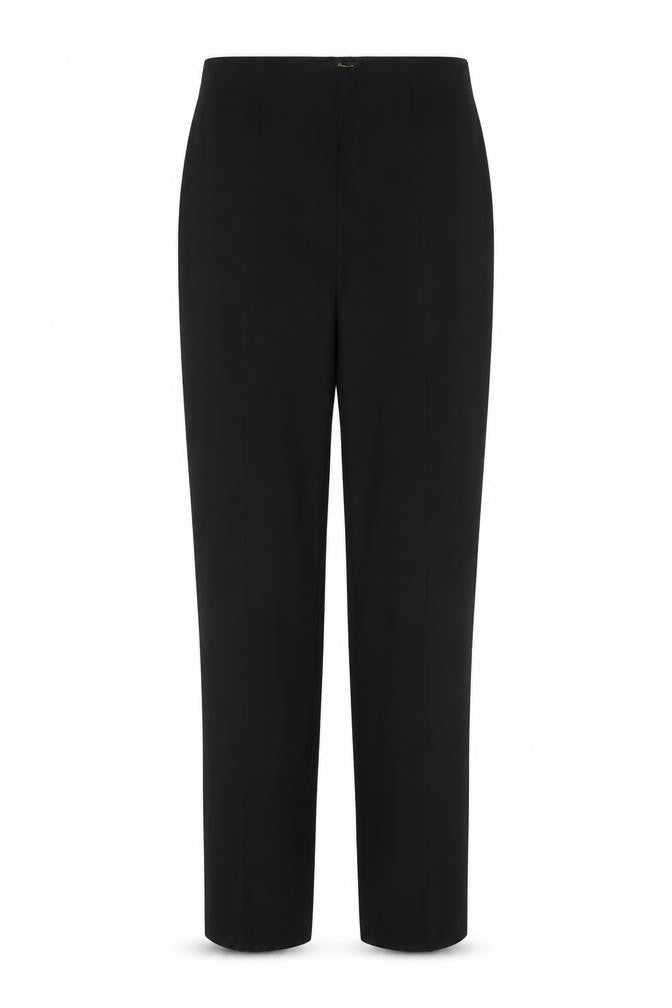 Massimo Dutti Women's Black Straight Trousers Size 12
