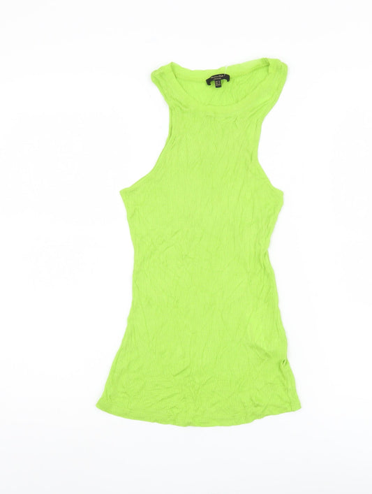 Massimo Dutti Women's Green XS Tank Top
