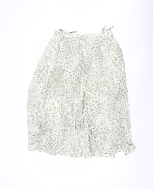 Marcona Women's Multicoloured Animal Print Skirt, Size 10