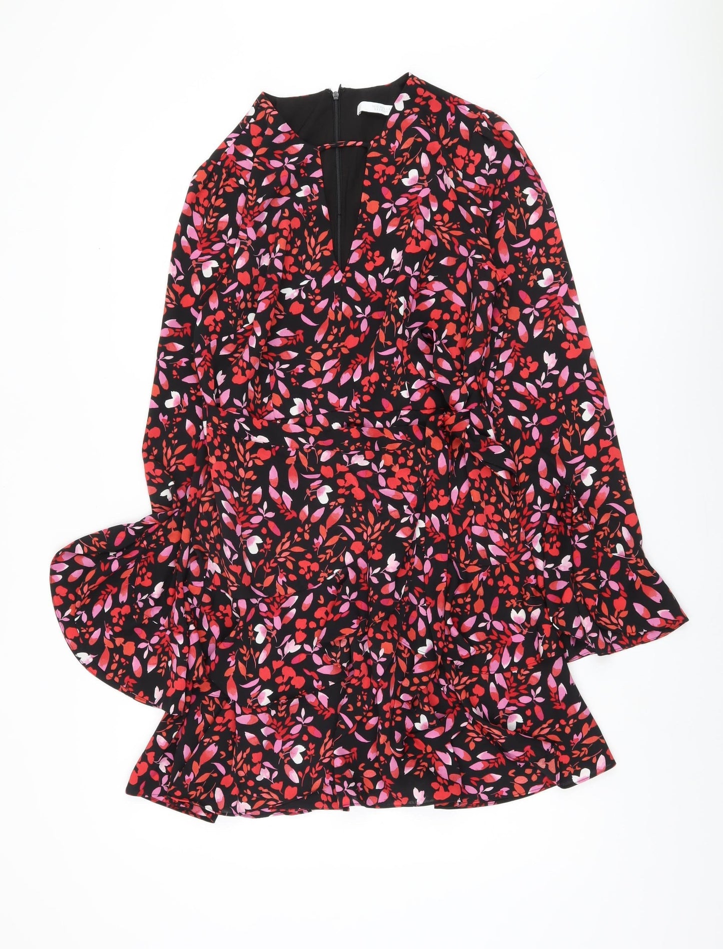 Michelle Keegan Women's Multicoloured Floral Dress Size 12