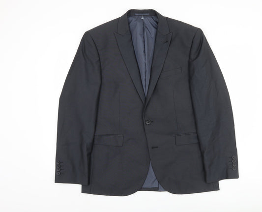 NEXT Men's Grey Suit Jacket 40 Short