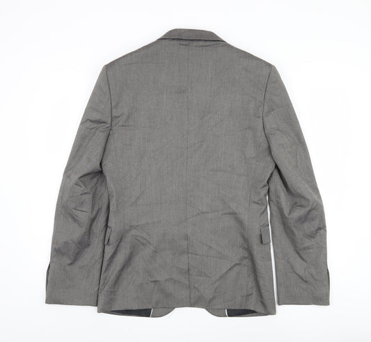 Marks and Spencer Men's Grey Blazer, 36R Business Style