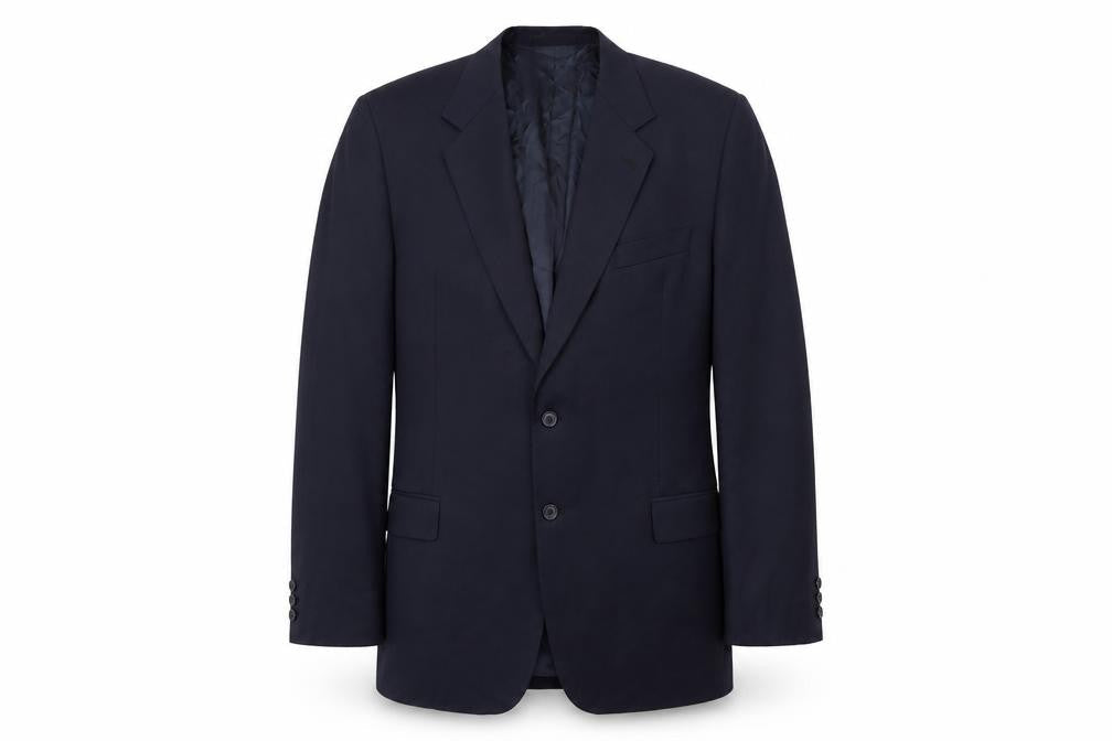 Marks and Spencer Men's Blue Wool Blazer Jacket