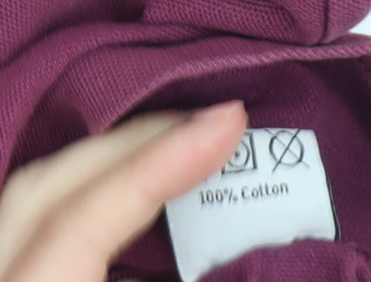 Charles Wilson Unisex Purple Polo Shirt Size S