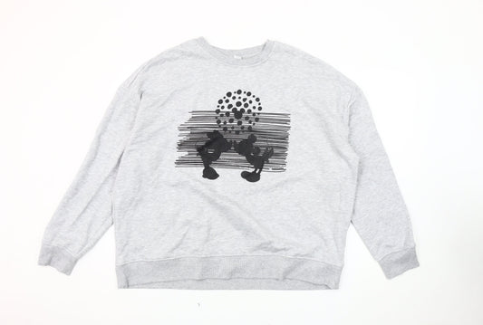 Disney Unisex Grey XL Pullover Sweatshirt