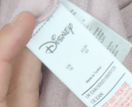 Disney Women's Pink Mickey Mouse T-Shirt, Size 16