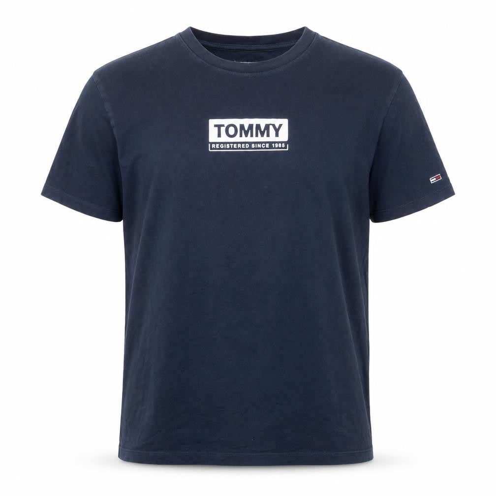 Mens UK Size S Tommy Jeans Blue  Cotton T-Shirt