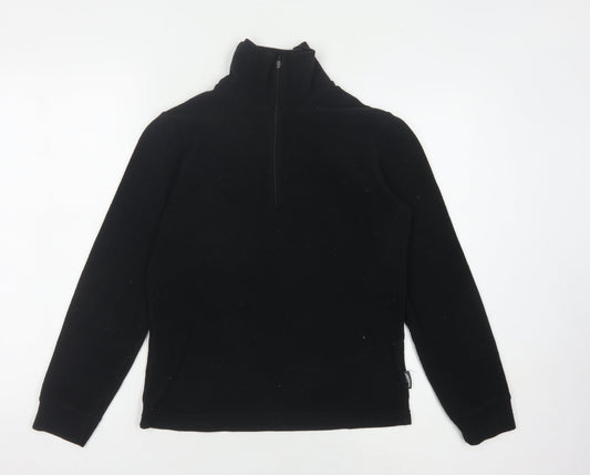 Nevisport Men's Black S Fleece Pullover Hoodie