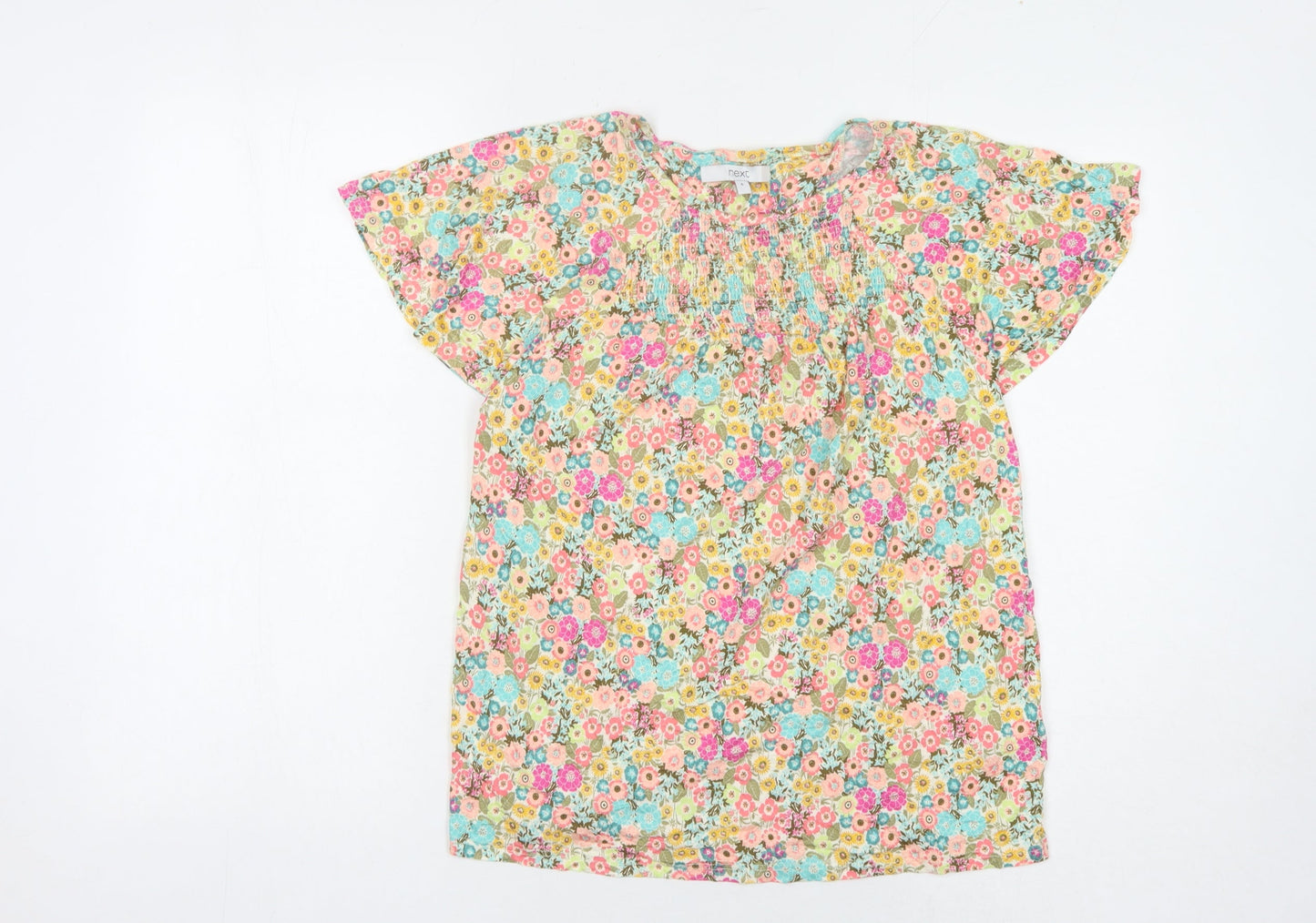 Next Women's Multicoloured Floral Blouse, Size 6