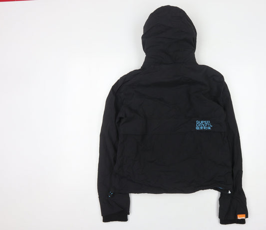 Superdry Men's Black Windbreaker Jacket L