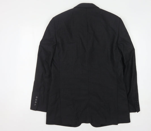 Magee Men's Black Blazer Jacket, Size 38R Classic Style