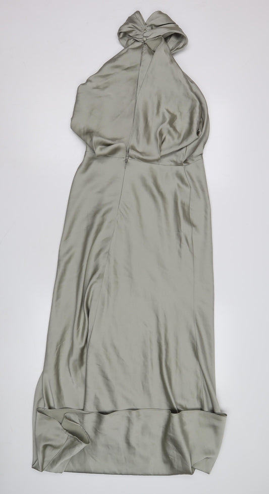 ASOS EDITION Women's Grey Sleeveless Dress